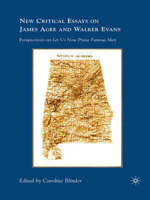 cover image of New Critical Essays on James Agee and Walker Evans
